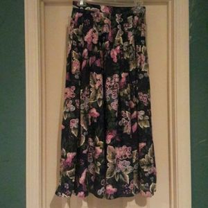 Floral Vintage Skirt, Size 8, EUC